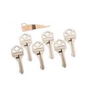 Kwikset Kwikset: 6 cut keys with a rekey tool KWS-83336